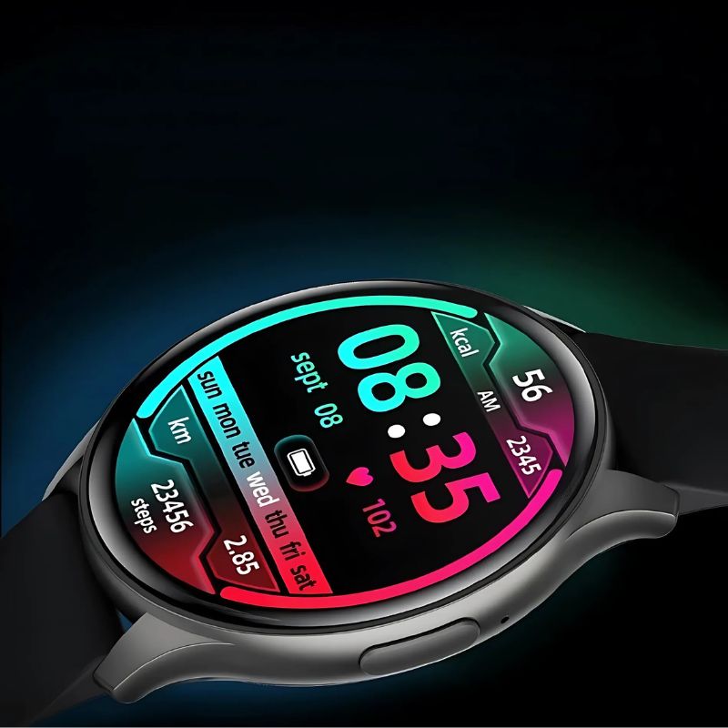 Montre Connectée Femme Écran AMOLED et Bracelet Silicone - vue 5 - Montrelio