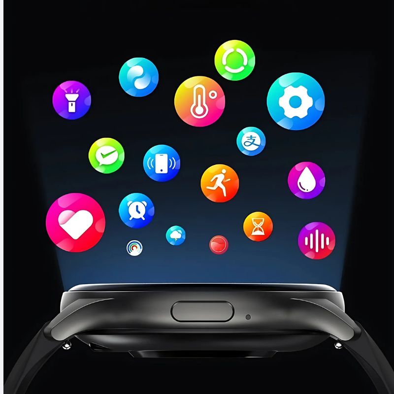 Montre Connectée Femme Écran AMOLED et Bracelet Silicone - vue 8 - Montrelio
