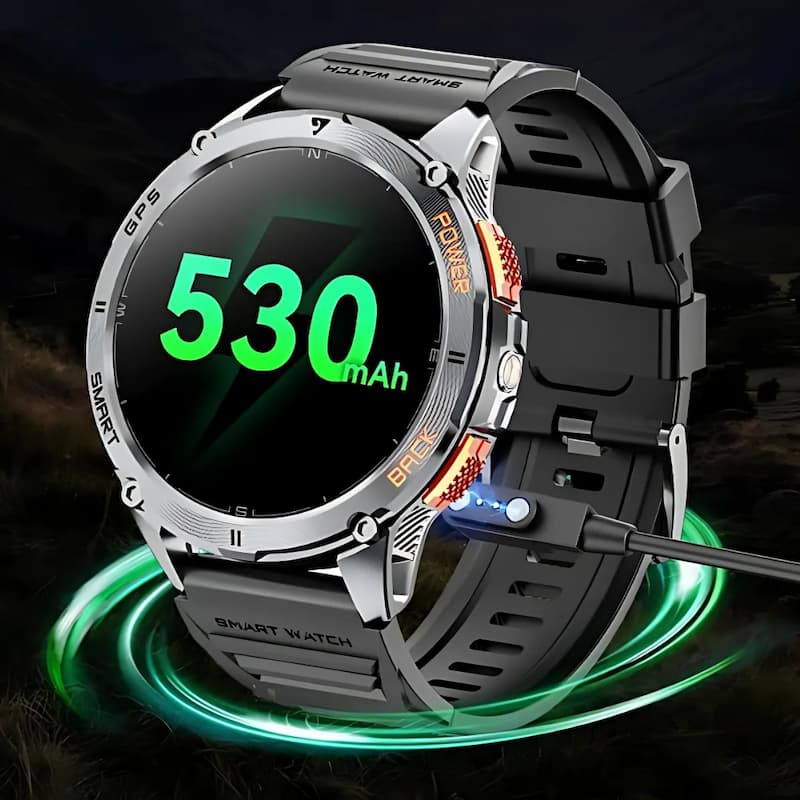 Montre Connectée Homme 1,43 Sport et Santé - vue 4 - Montrelio