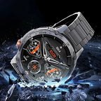 Montre connectée homme avec appel Bluetooth et assistant vocal - vue 2 - Montrelio