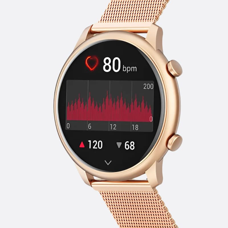Montre connectée homme écran 1,39" avec appels Bluetooth et suivi santé - vue 2 - Montrelio
