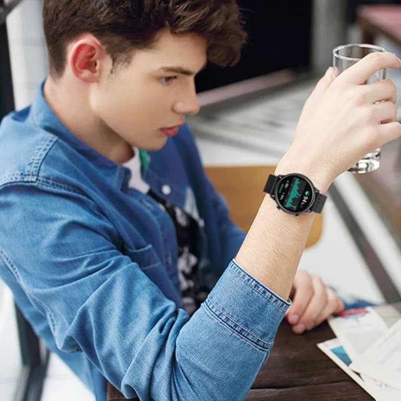Montre connectée homme écran 1,39" avec appels Bluetooth et suivi santé - vue 5 - Montrelio