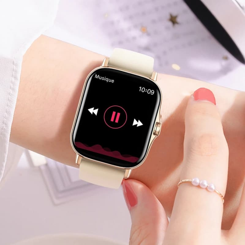 Montre Connectée Homme Écran Tactile, Suivi Santé et Notifications - vue 8 - Montrelio