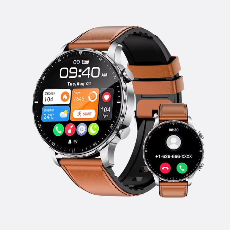 Montre connectée homme ronde sport et santé - vue 2 - Montrelio