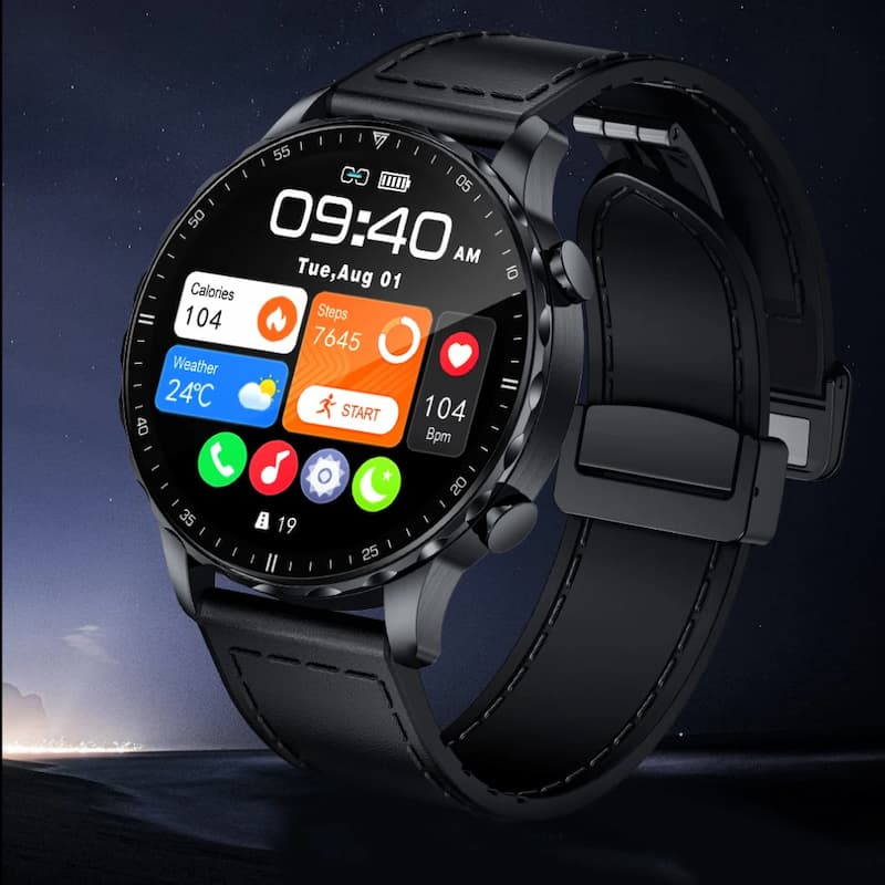 Montre connectée homme ronde sport et santé - vue 4 - Montrelio