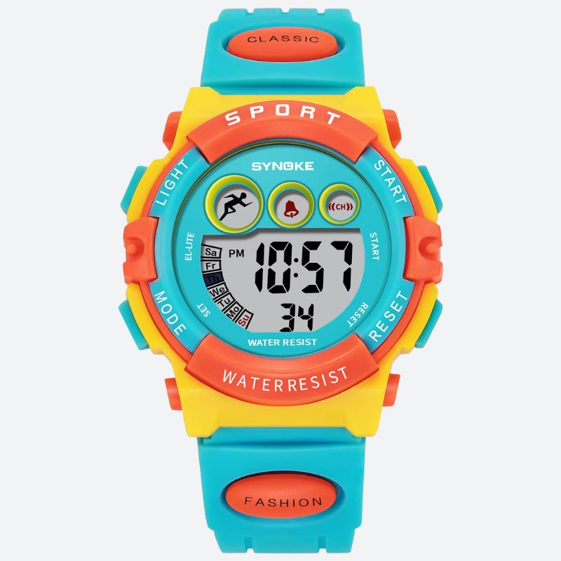Montre digitale enfant Antichoc 50m - vue 1 - Montrelio