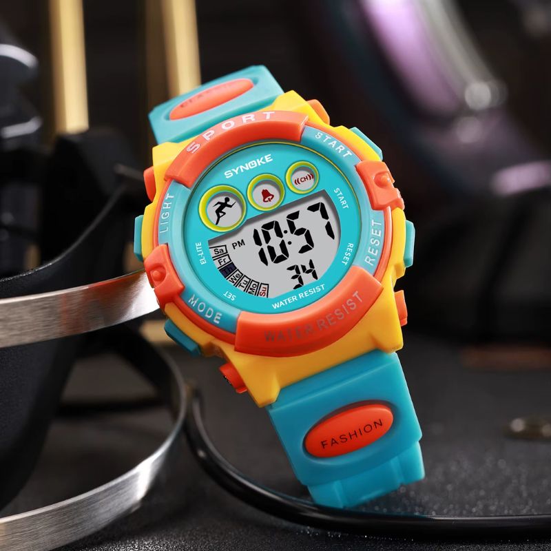 Montre digitale enfant Antichoc 50m - vue 6 - Montrelio