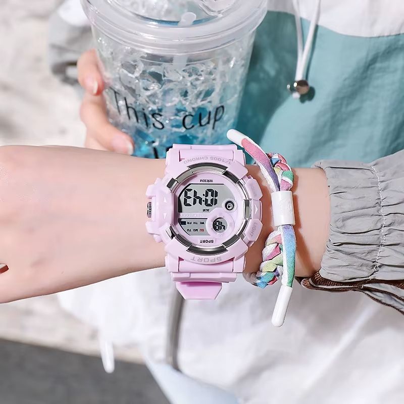 Montre digitale enfant Antichoc Chronomètre - vue 5 - Montrelio
