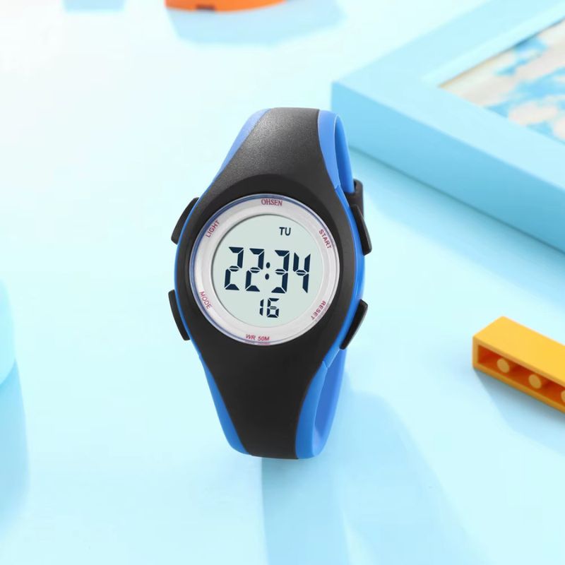 Montre digitale enfant Silicone Étanche 50m - vue 4 - Montrelio