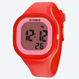 Montre digitale enfant Souple Étanchéité 50m