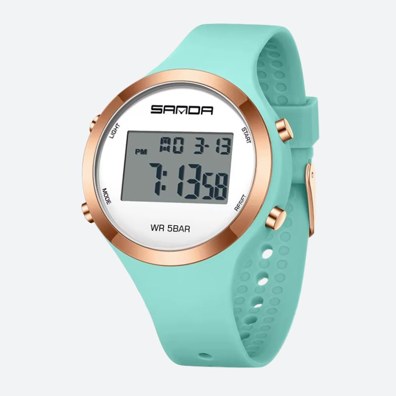 Montre digitale femme Étanche 50m - vue 1 - Montrelio