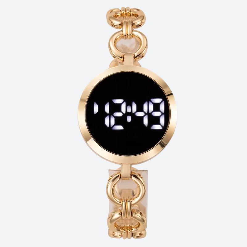 Montre digitale femme Maille Gourmette - vue 1 - Montrelio
