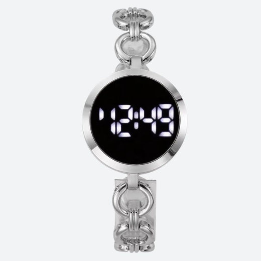 Montre digitale femme Maille Gourmette