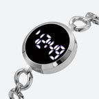Montre digitale femme Maille Gourmette - vue 4 - Montrelio