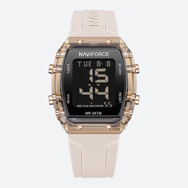 Montre digitale femme Tonneau Étanchéité 30m - vue 1 - Montrelio