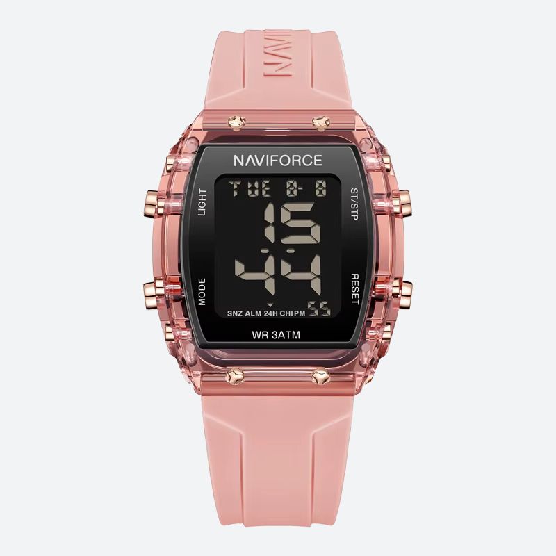 Montre digitale femme Tonneau Étanchéité 30m - vue 2 - Montrelio