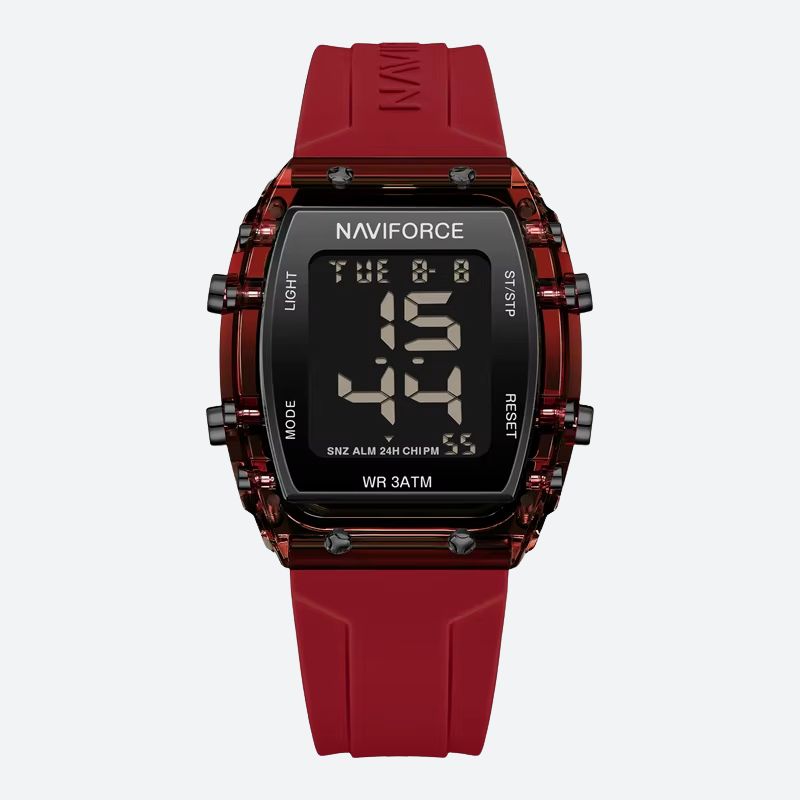 Montre digitale femme Tonneau Étanchéité 30m - vue 3 - Montrelio