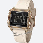 Montre digitale femme Tonneau Étanchéité 30m - vue 6 - Montrelio