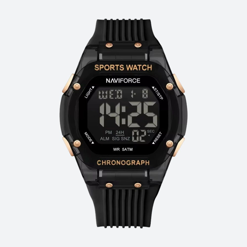 Montre Digitale Homme, Chronographe et Double Affichage - vue 3 - Montrelio