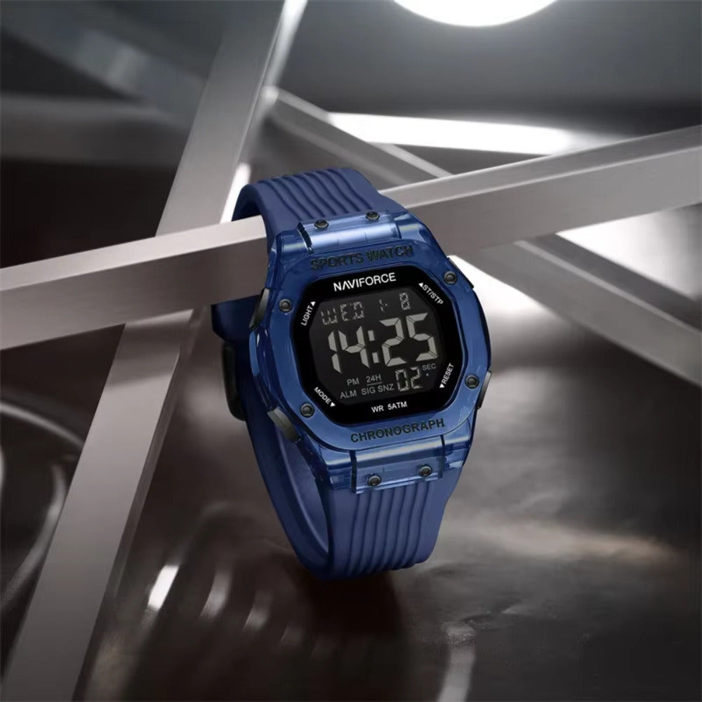 Montre Digitale Homme, Chronographe et Double Affichage - vue 5 - Montrelio