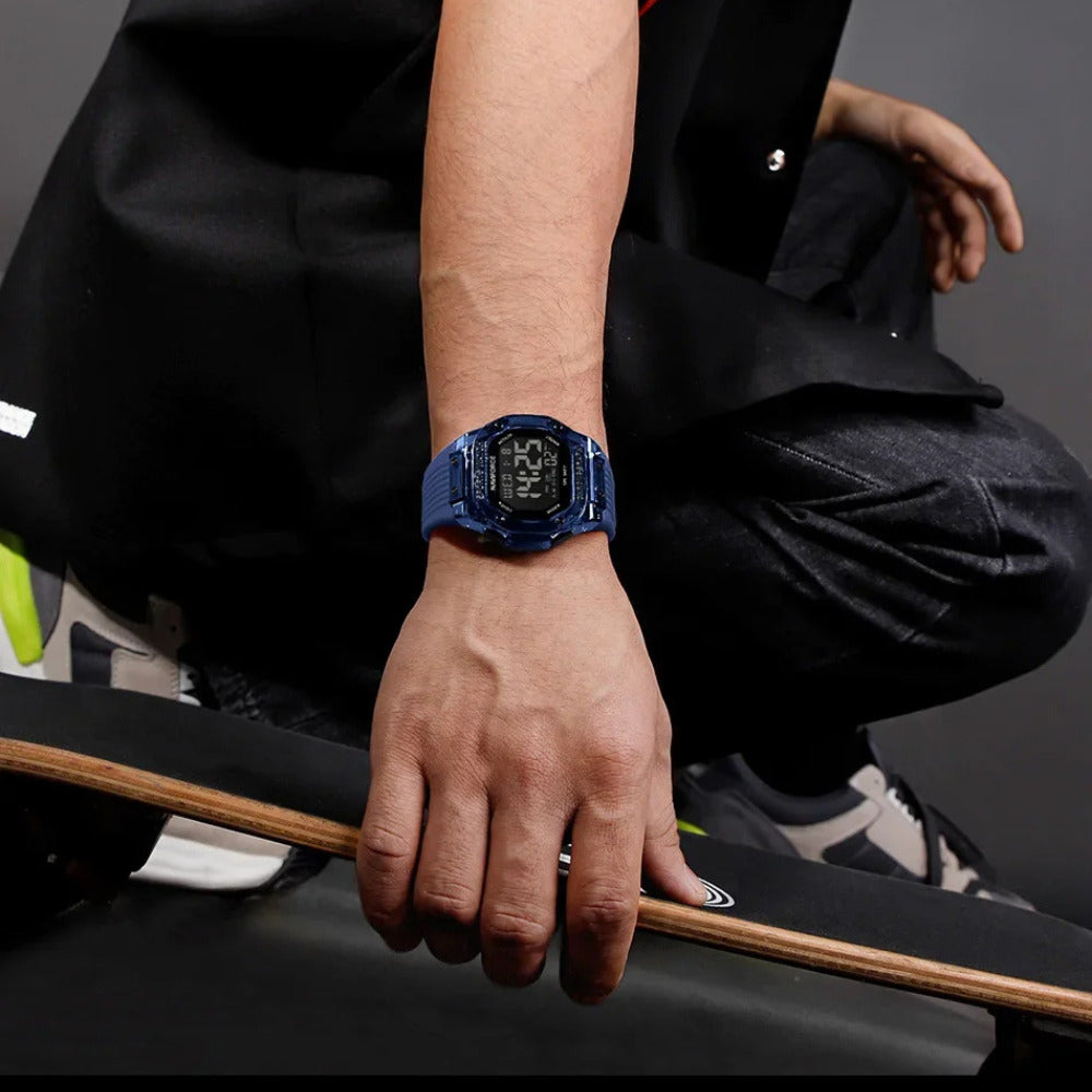 Montre Digitale Homme, Chronographe et Double Affichage - vue 6 - Montrelio