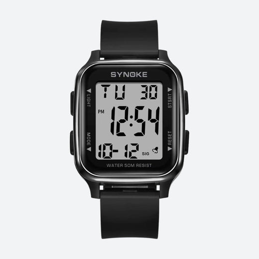 Montre digitale homme, étanche avec chronomètre