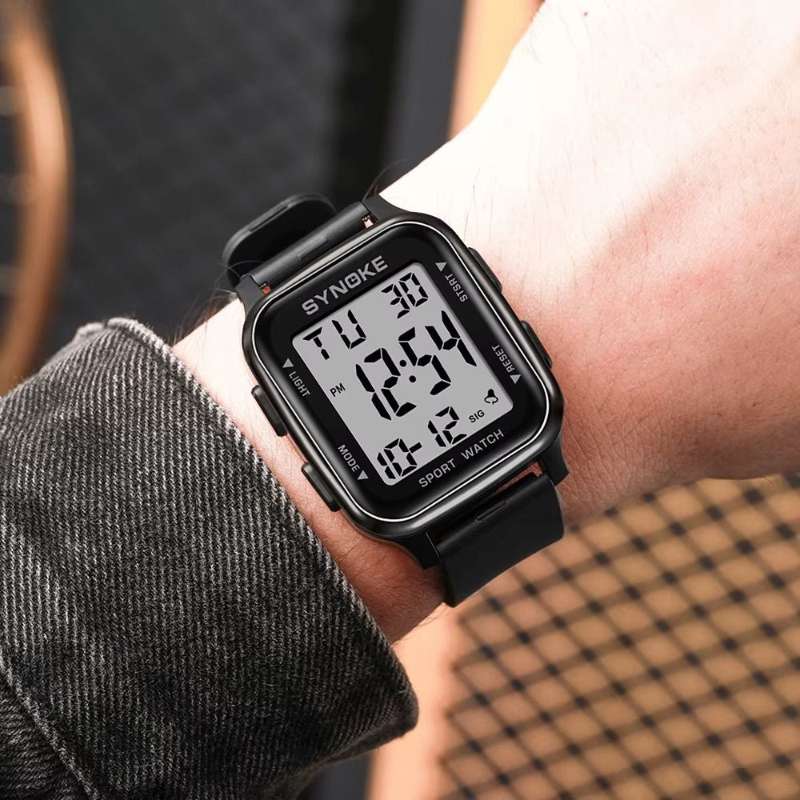 Montre digitale homme, étanche avec chronomètre - vue 3 - Montrelio