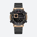 Montre Digitale Homme Ronde Acier, Multifonction - vue 1 - Montrelio