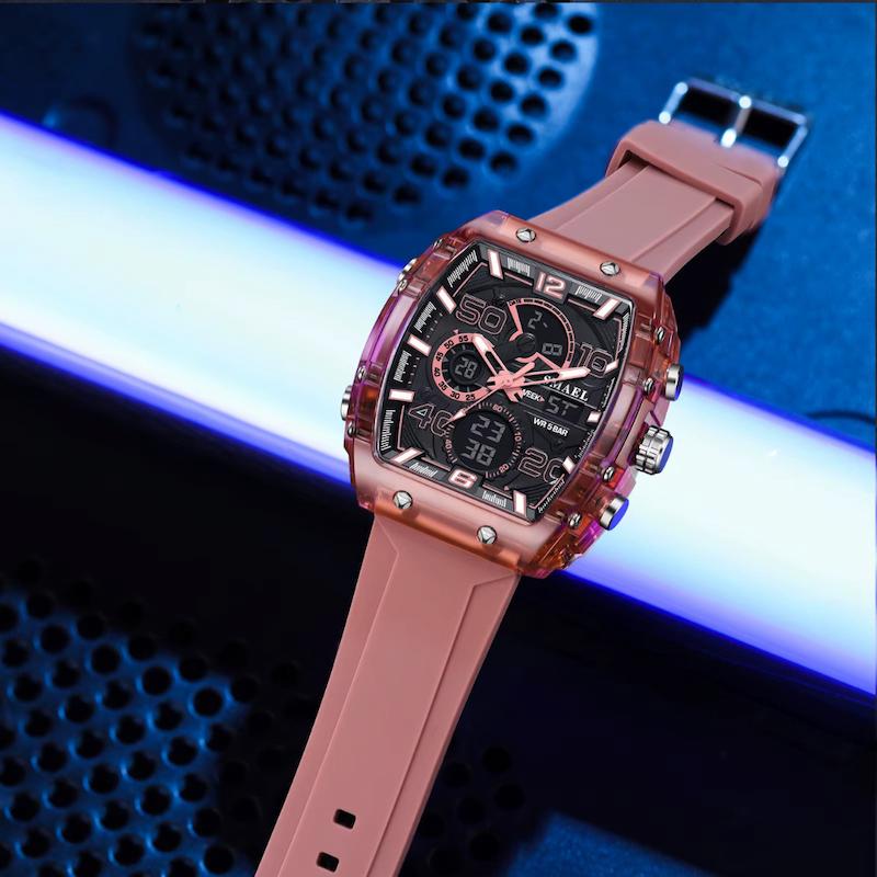 Montre Digitale Homme Sport Analogique-Numérique avec Chronographe - vue 3 - Montrelio