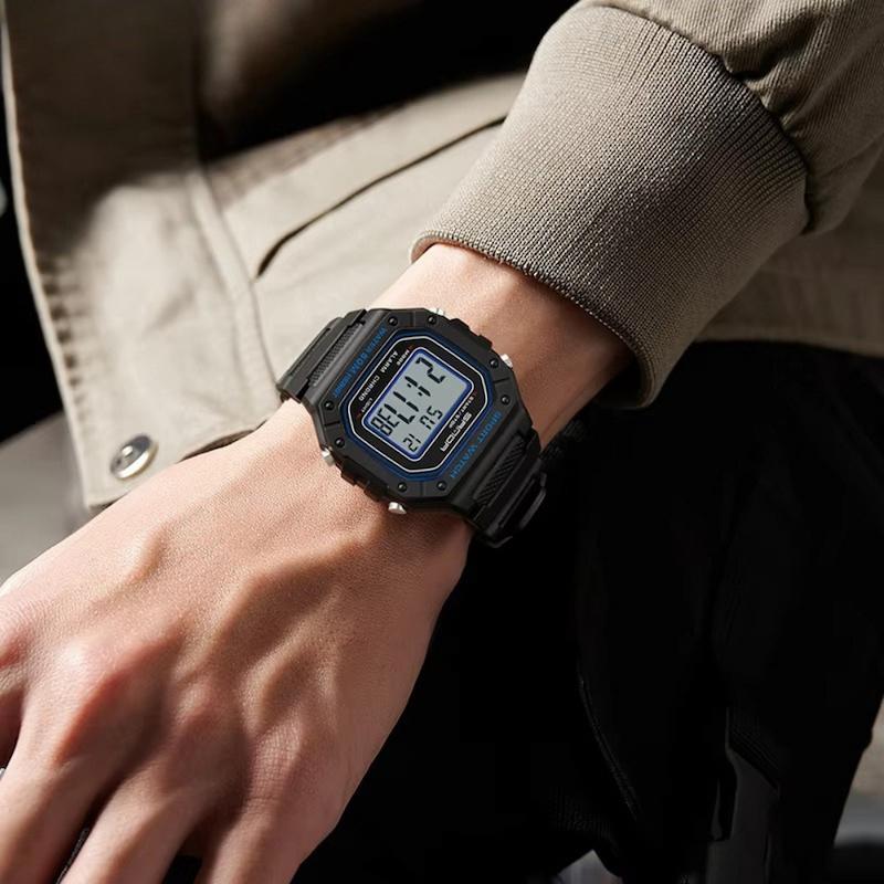 Montre digitale pour homme carrée sport, multifonction - vue 7 - Montrelio