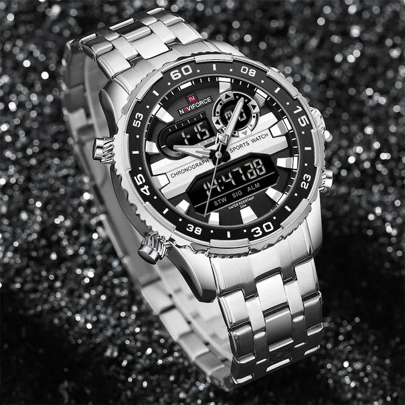 Montre digitale pour homme, chronographe - vue 7 - Montrelio