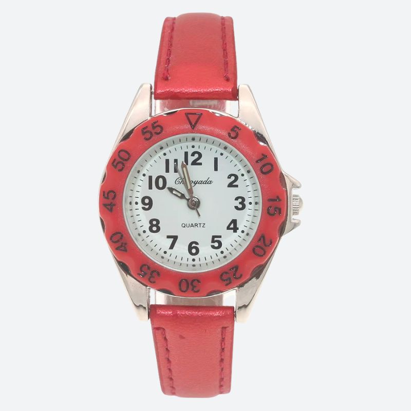 Montre éducative enfant Cuir Quartz - vue 2 - Montrelio