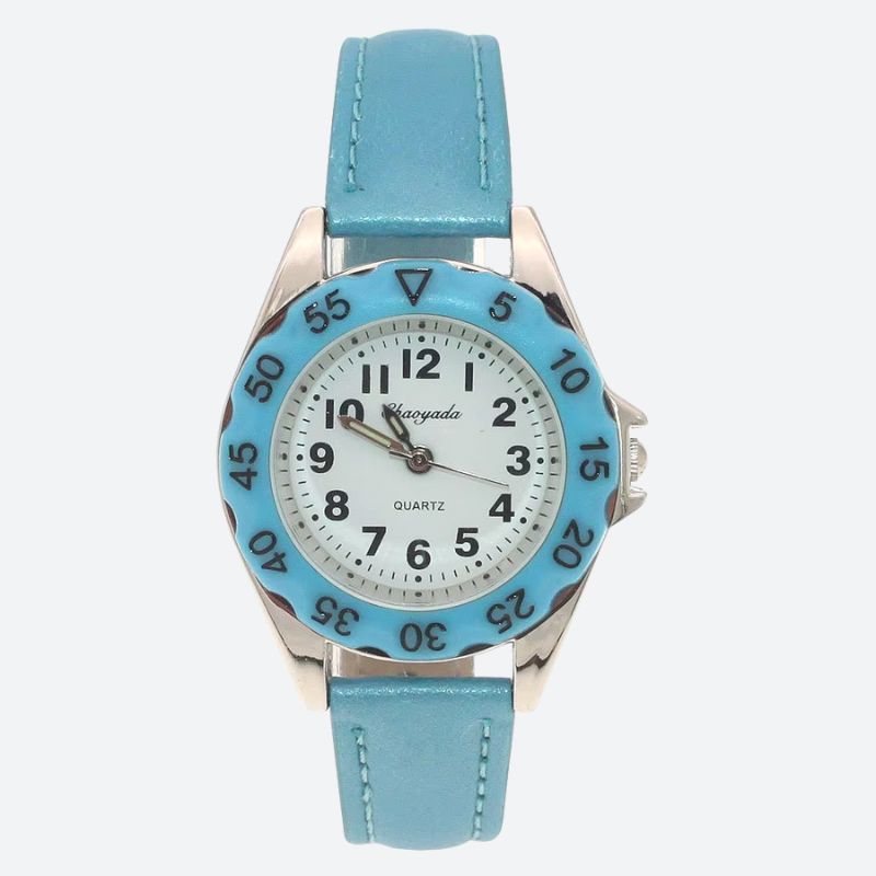 Montre éducative enfant Cuir Quartz - vue 5 - Montrelio