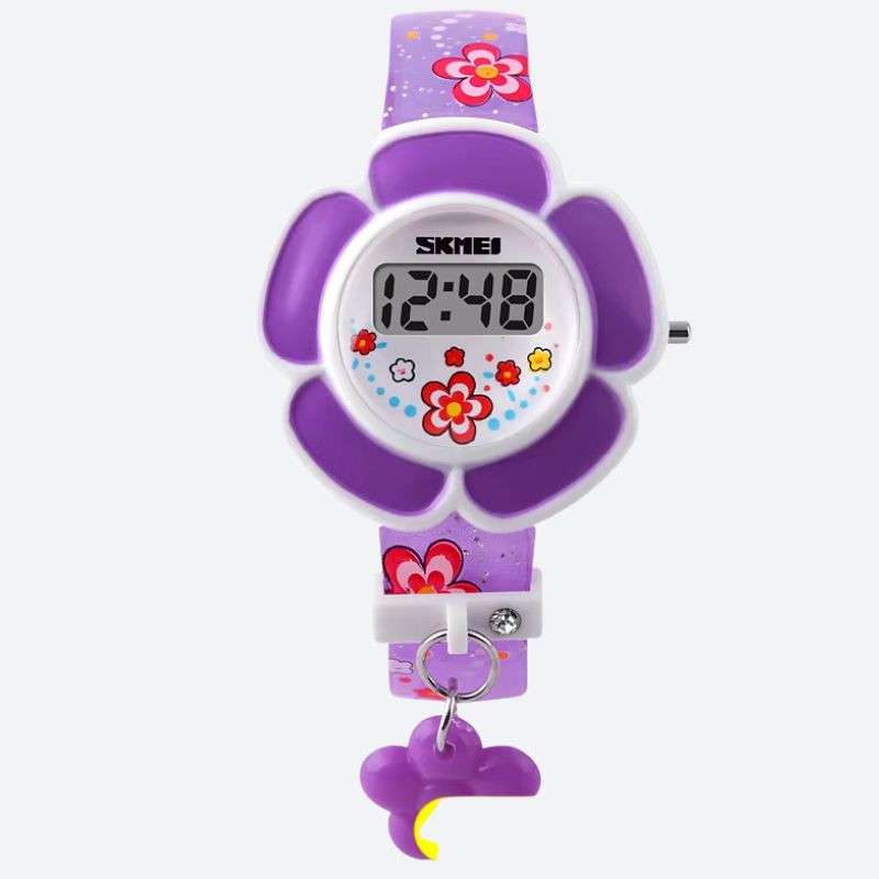 Montre éducative enfant Digitale Fleur - vue 3 - Montrelio