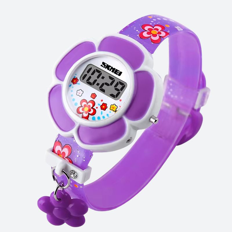Montre éducative enfant Digitale Fleur - vue 4 - Montrelio