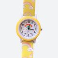 Montre éducative enfant Silicone Quartz Arc-en-ciel - vue 1 - Montrelio