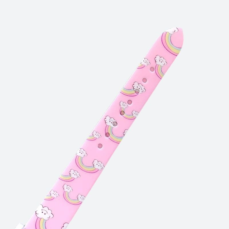 Montre éducative enfant Silicone Quartz Arc-en-ciel - vue 7 - Montrelio