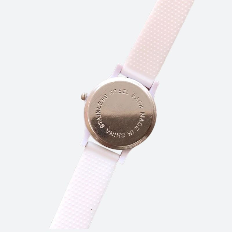 Montre éducative enfant Silicone Quartz Arc-en-ciel - vue 8 - Montrelio