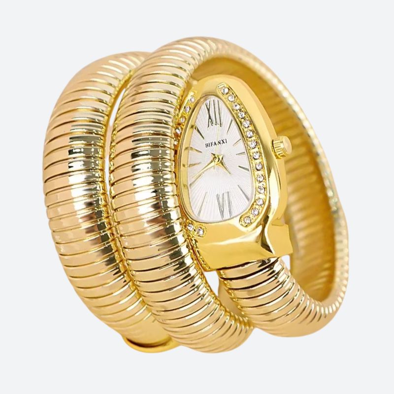 Montre élégante pour femme Bracelet Serpent - vue 2 - Montrelio