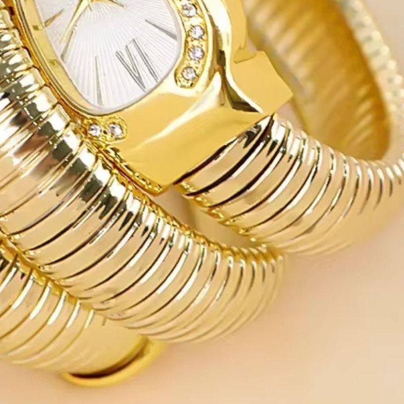 Montre élégante pour femme Bracelet Serpent - vue 5 - Montrelio
