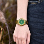 Montre en bois femme inspirée par la nature