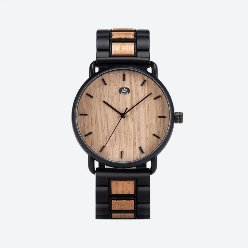 Montre en bois Homme à quartz, Élégance Naturelle - vue 1 - Montrelio