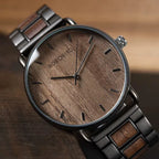 Montre en bois Homme à quartz, Élégance Naturelle - vue 5 - Montrelio