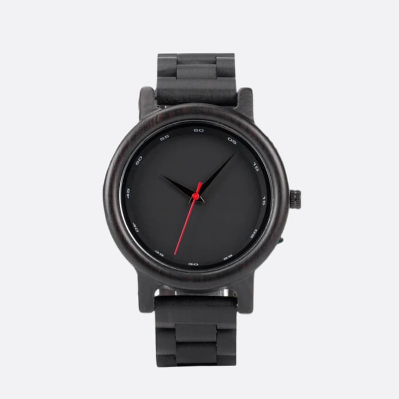 Montre en Bois pour Homme, Design Minimaliste et Élégant - vue 1 - Montrelio
