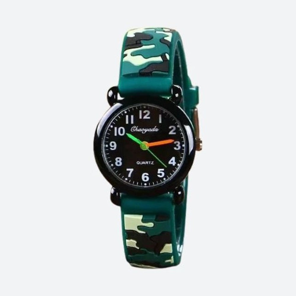 Montre Enfant 3 ans, Camouflage Quartz - vue 2 - Montrelio