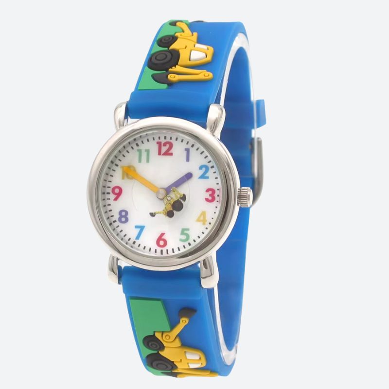 Montre enfant 3 ans Silicone Étanche Tracteur - vue 3 - Montrelio