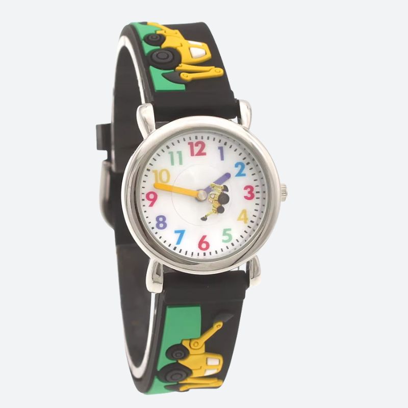 Montre enfant 3 ans Silicone Étanche Tracteur - vue 4 - Montrelio