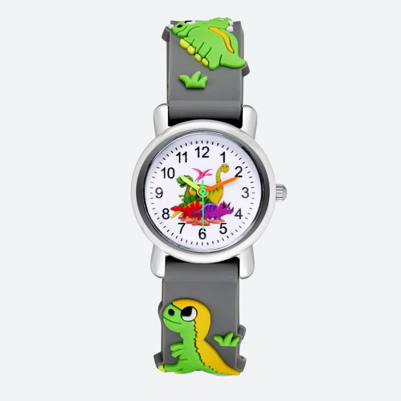 Montre enfant 5 ans Silicone Dinosaure - vue 2 - Montrelio