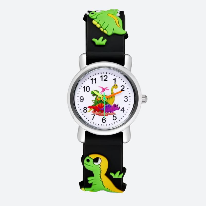 Montre enfant 5 ans Silicone Dinosaure - vue 4 - Montrelio
