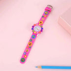 Montre Enfant Fleur Colorée – Apprentissage de l’heure ludique - vue 2 - Montrelio